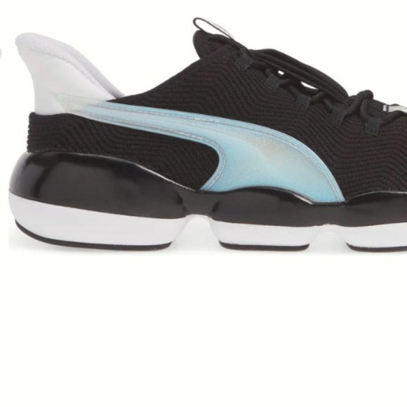 PUMA New Women's Mode XT Iridescent TZ Hybrid Training Shoes Sneaker Black White - Picture 5 of 16